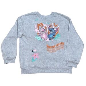 Disney Stitch & Angel Graphic Sweatshirt xl 15-17
